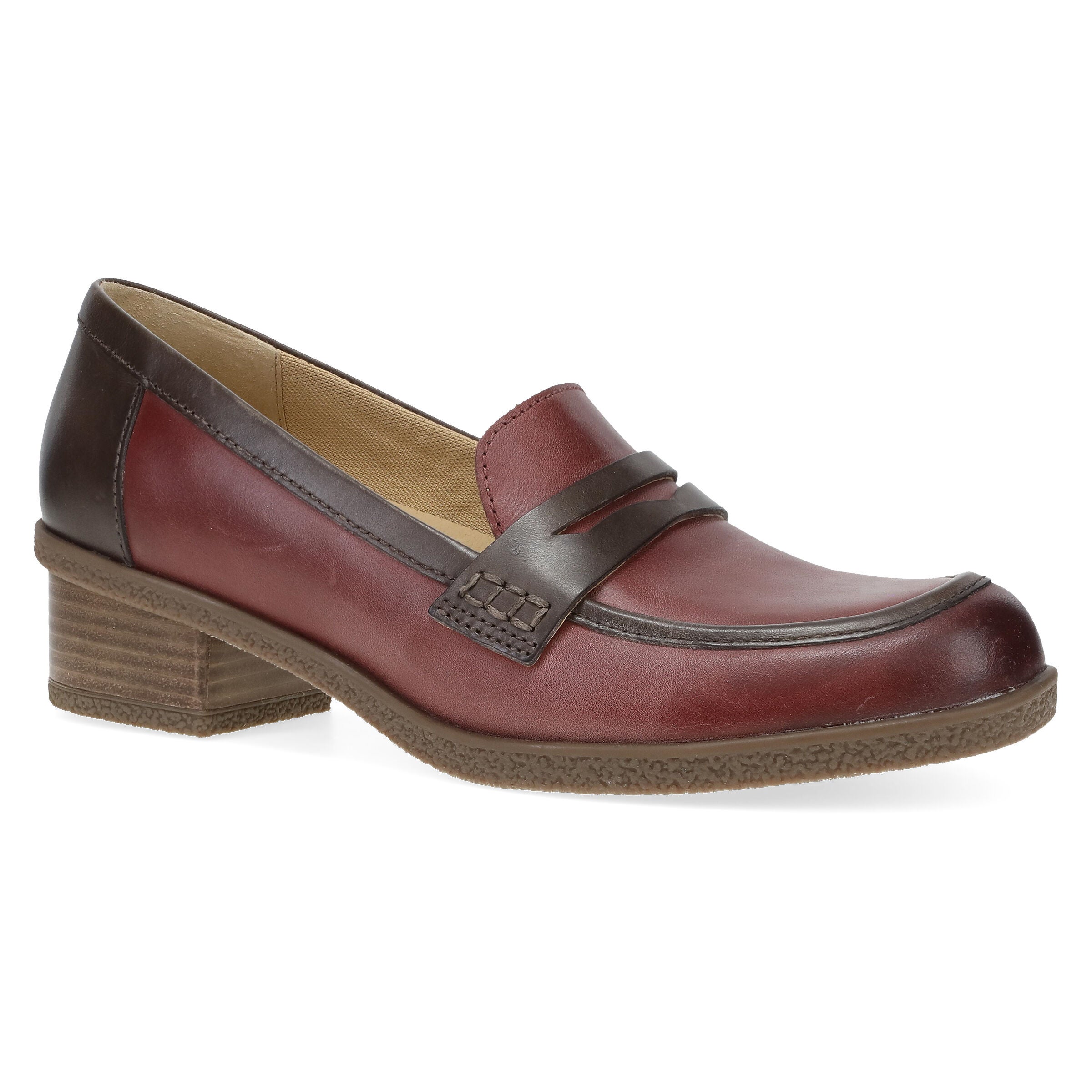 Danica Slip On Loafer, PLUM CHOCOLATE, hi-res image number 0