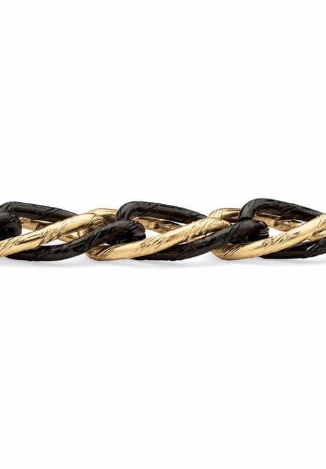 3-Piece Black Ruthenium-Plated Link Set, , on-hover image number null