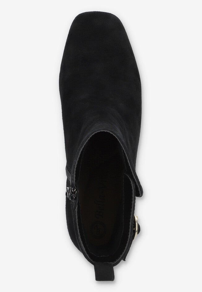 Orchard Sqaure Toe Ankle Boot, BLACK SUEDE LEATHER, alternate image number 6