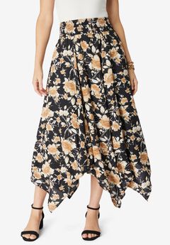Handkerchief Hem Skirt