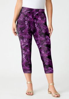 Plus Size Essential Stretch Capri Legging