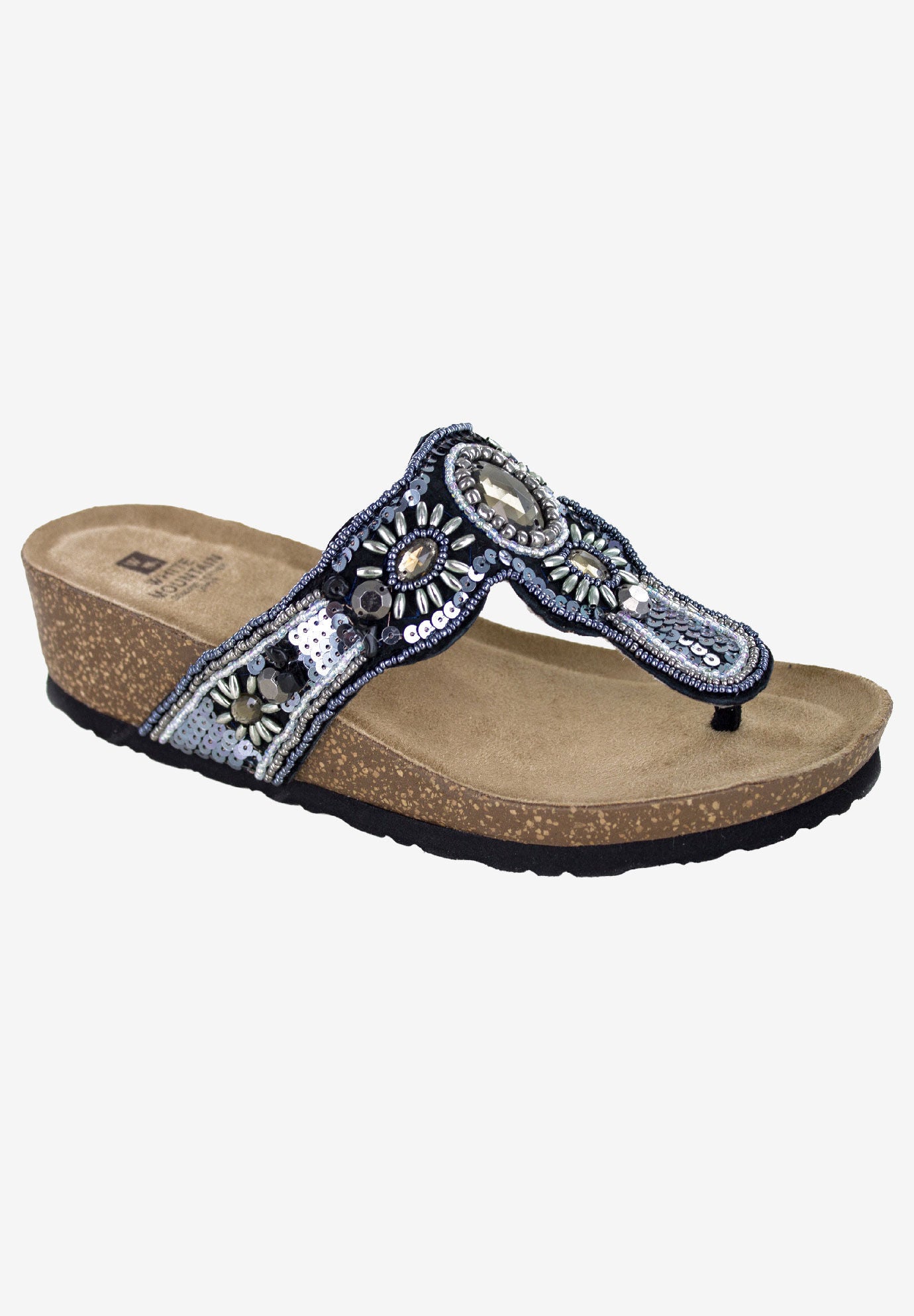 Bountiful Sandal , BLACK MULTI, hi-res image number 0