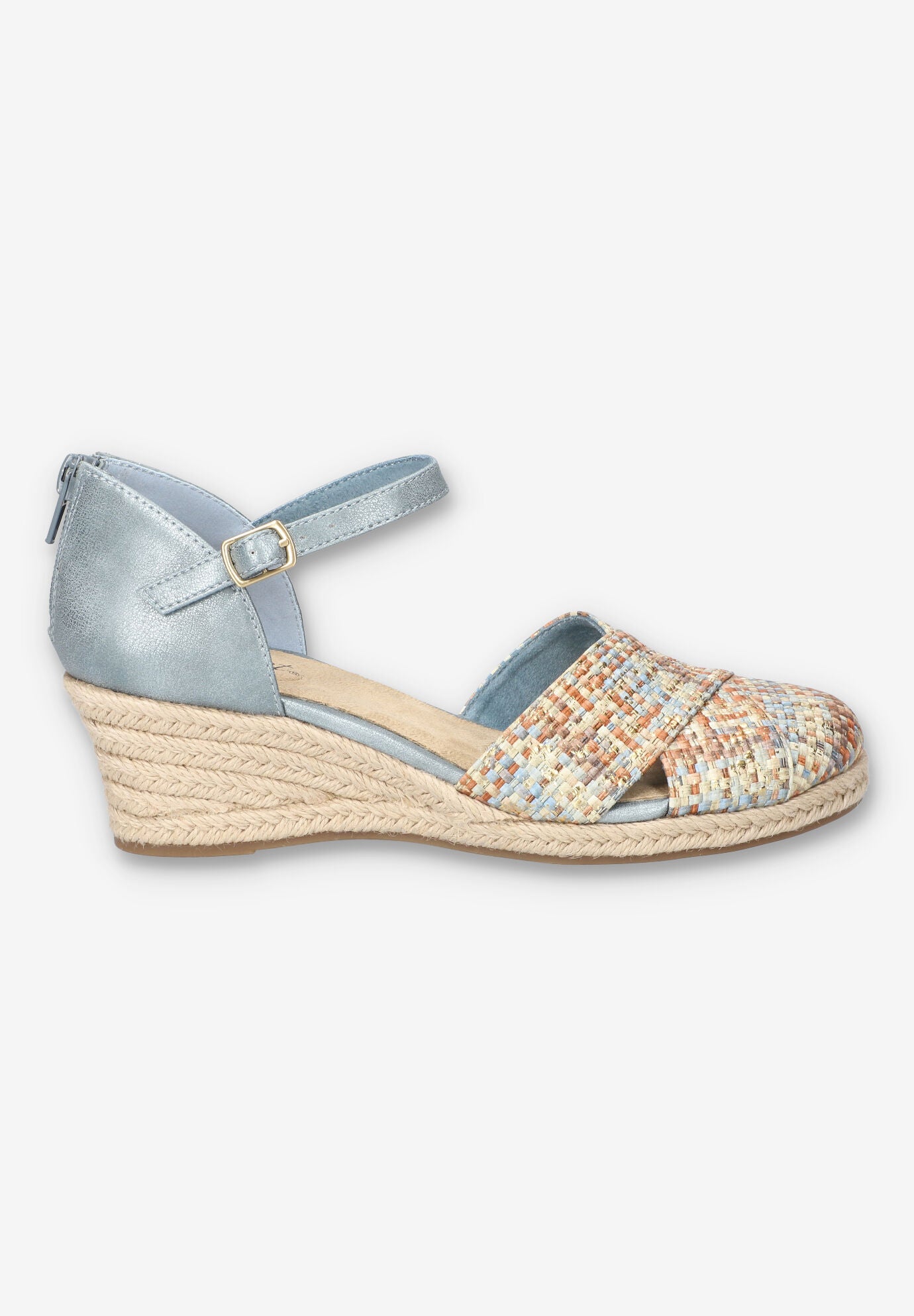 Coast Espadrille Wedge, PASTEL MULTI WOVEN, alternate image number 2