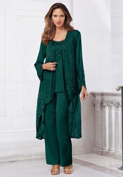 Beaded Pant Set