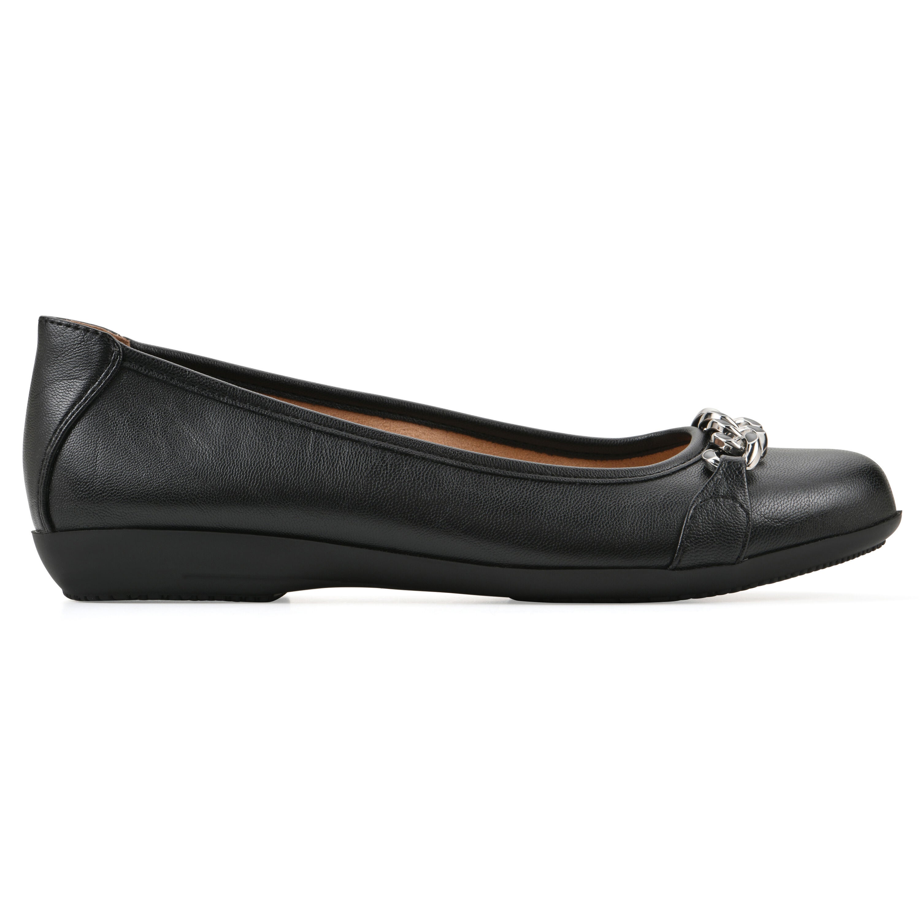 Carlise Ballet Flat, BLACK, alternate image number 2