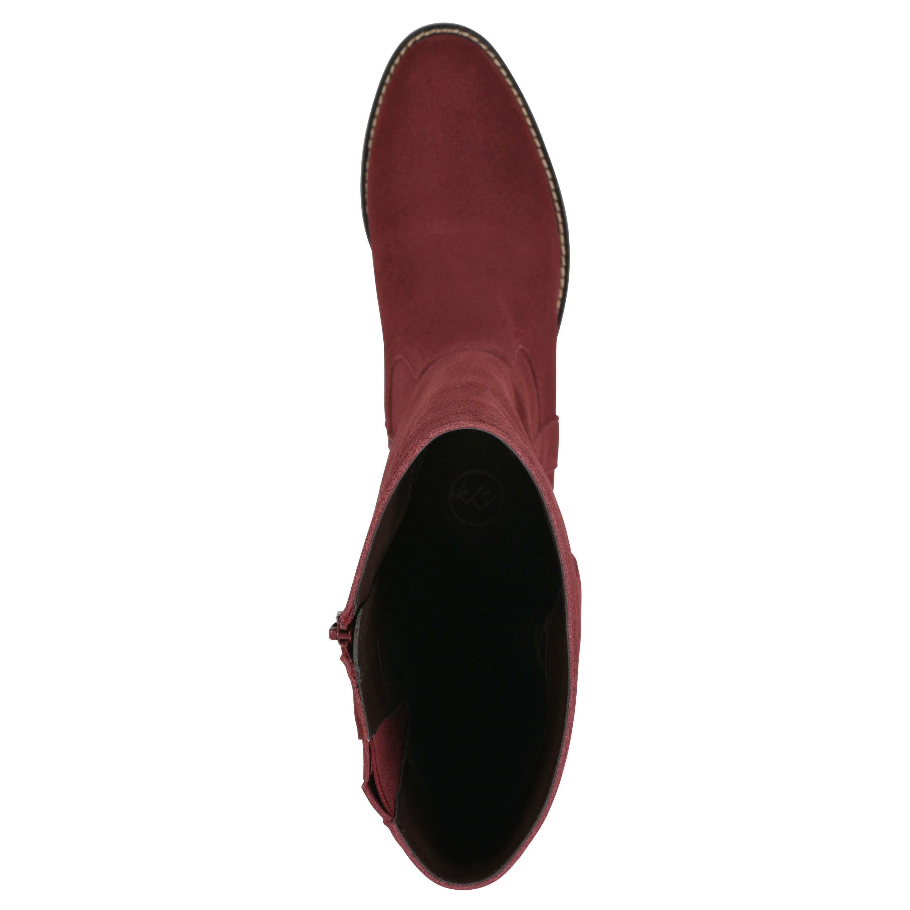 Altitude Wide Calf Tall Shaft Boot, BURGUNDY SUEDE, alternate image number 4