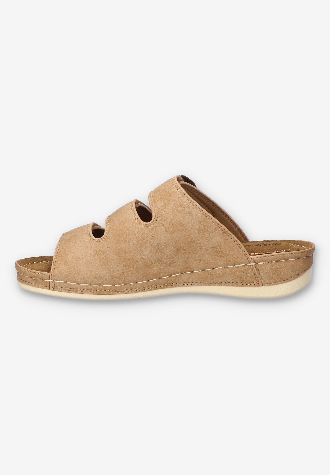 Pinterry Comfort Slide Sandal, NATURAL, alternate image number 4