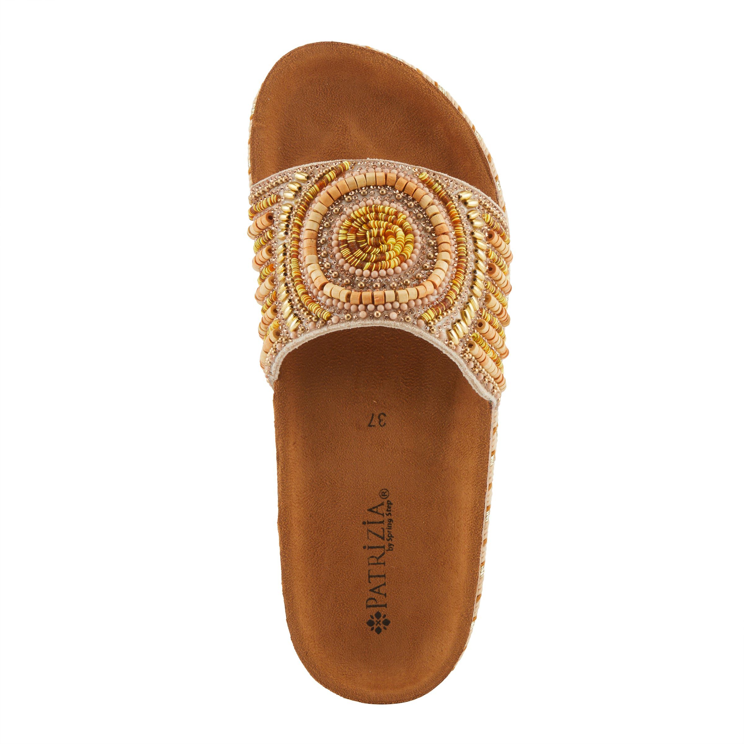 Swirla Slide Sandal, YELLOW MULTI, alternate image number 3