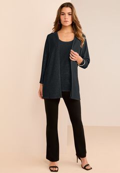 Glitter Tank Top and Cardigan Twinset