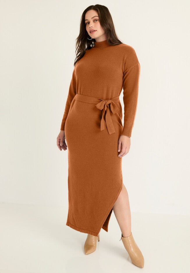 Turtleneck Sweater Dress, AUTUMNAL, hi-res image number null