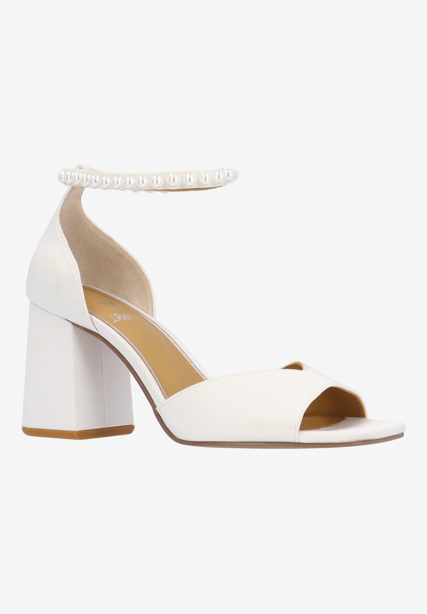 Nerida Ankle Strap Sandal, WHITE, hi-res image number 0
