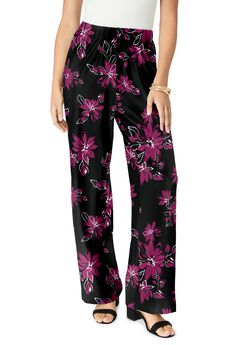 Plus Size Wide Leg Pants