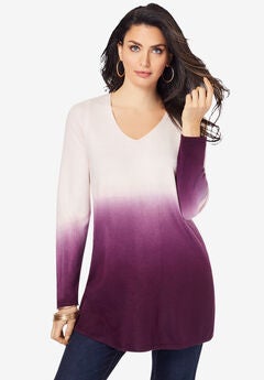Fine Gauge Ombré Sweater