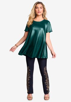 Metallic Swing Tee