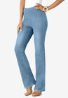 Bootcut Pull-On Stretch Jean, , alternate image number null