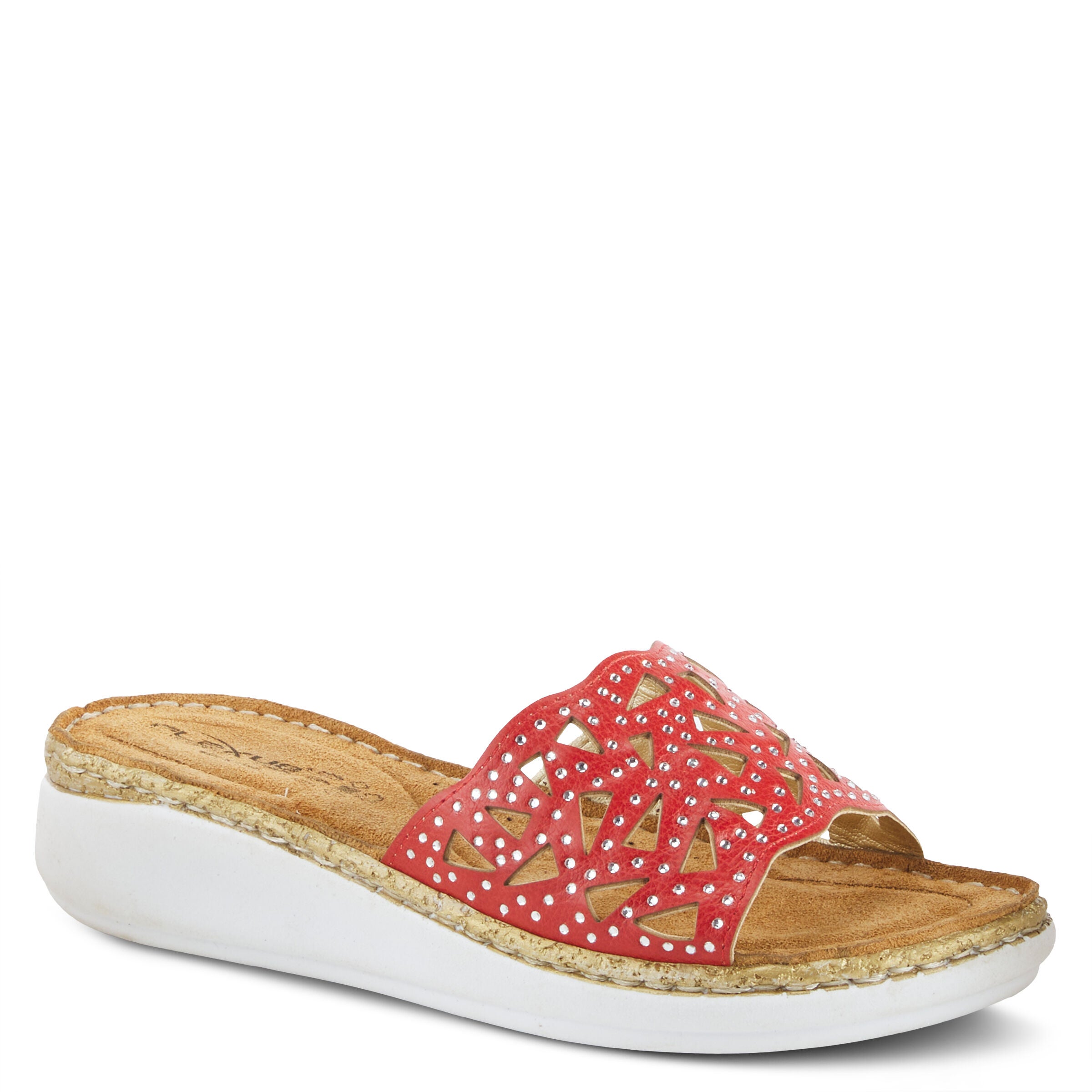 Windom Slide Sandal, RED, hi-res image number 0