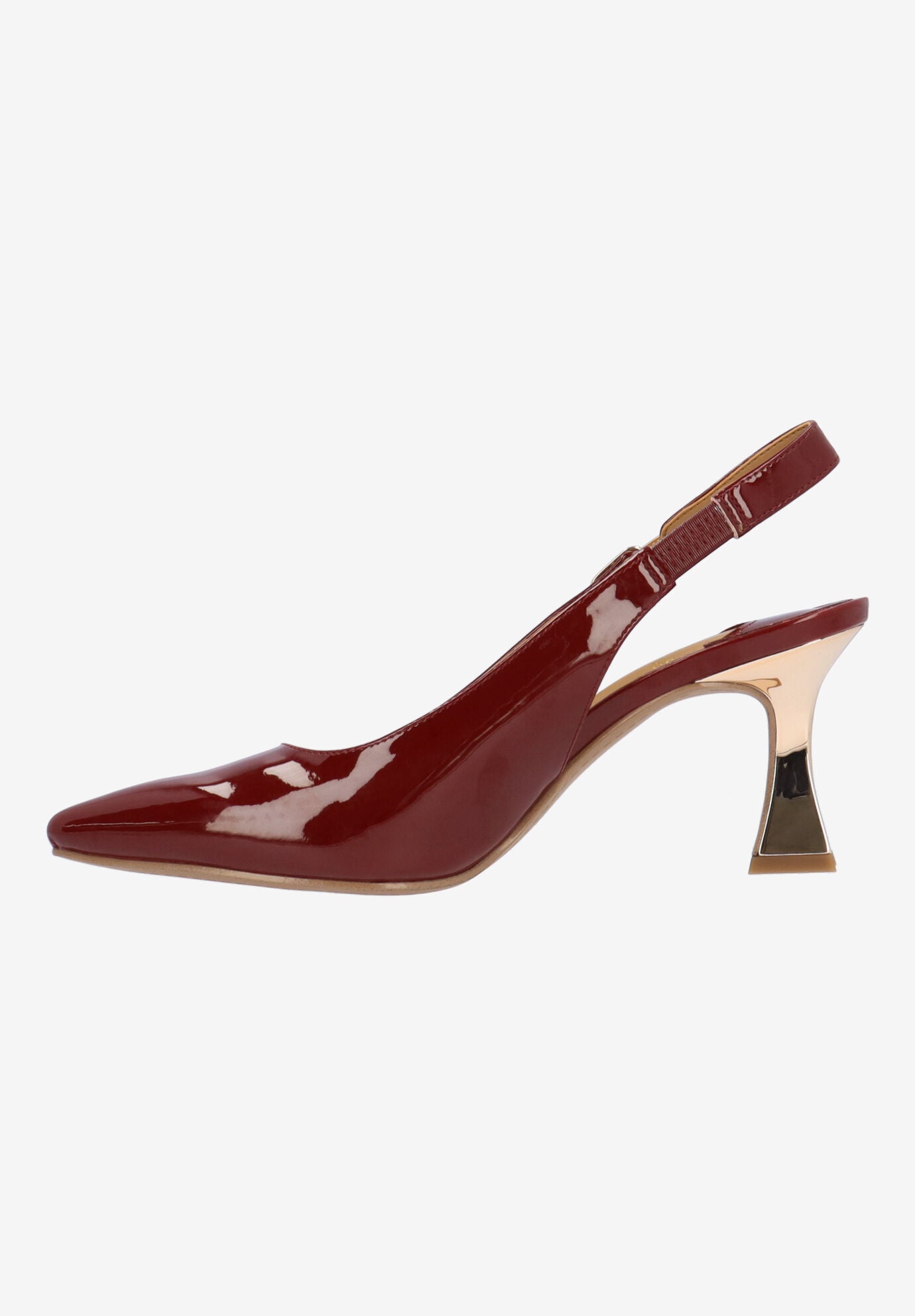 Krissa Slingback Pump, DARK CHERRY, alternate image number 4