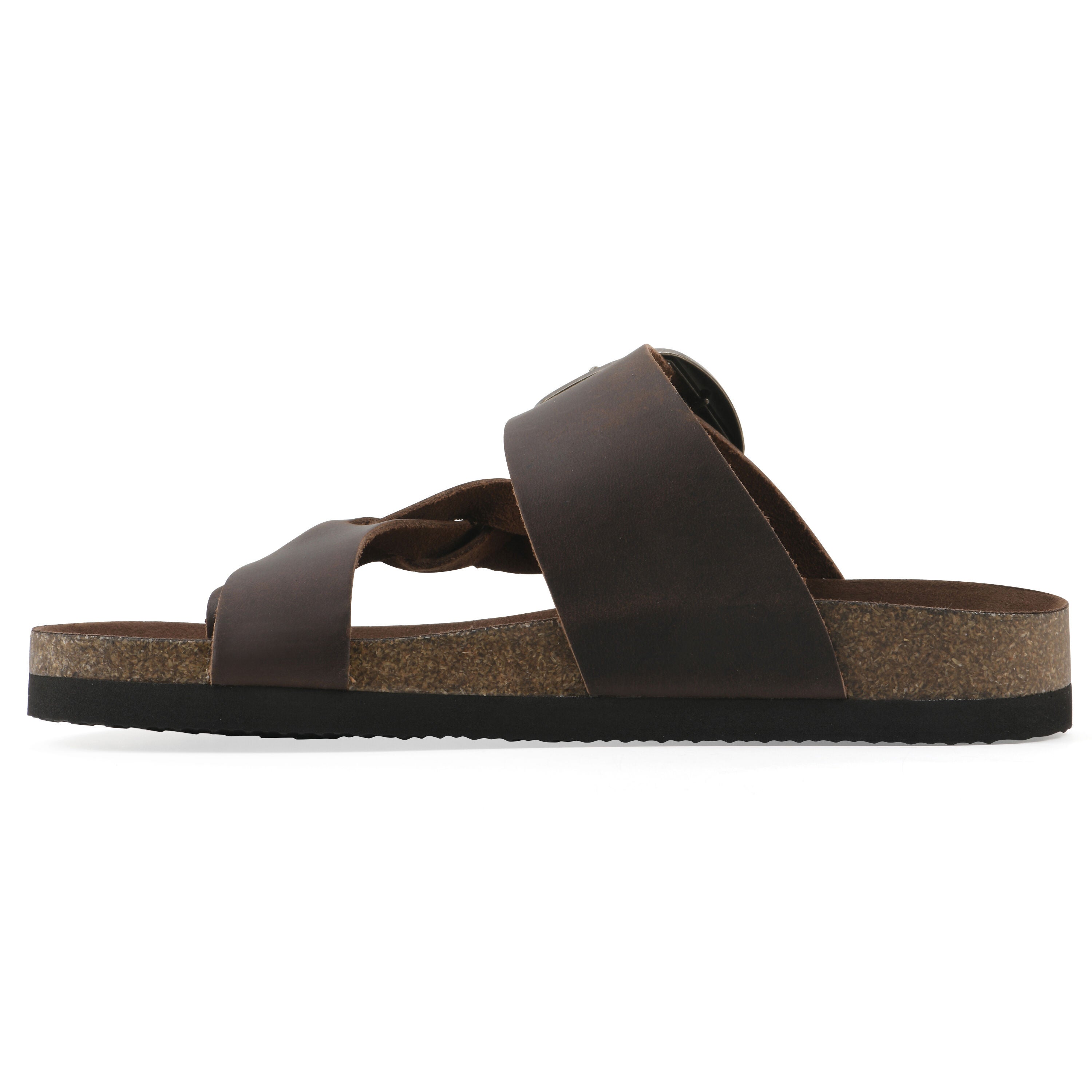 Harleta Footbeds Sandal, BROWN LEATHER, alternate image number 3