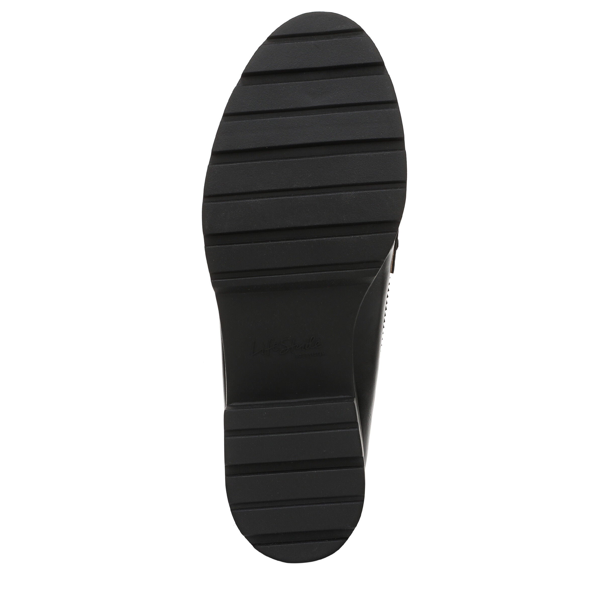 London 3 Pennyloafer, BLACK FAUX LEATHER, alternate image number 7