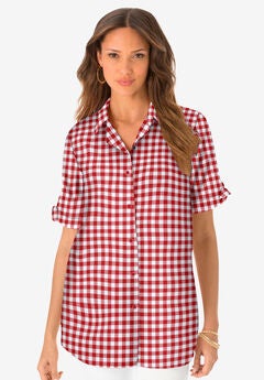 French Check Big Shirt