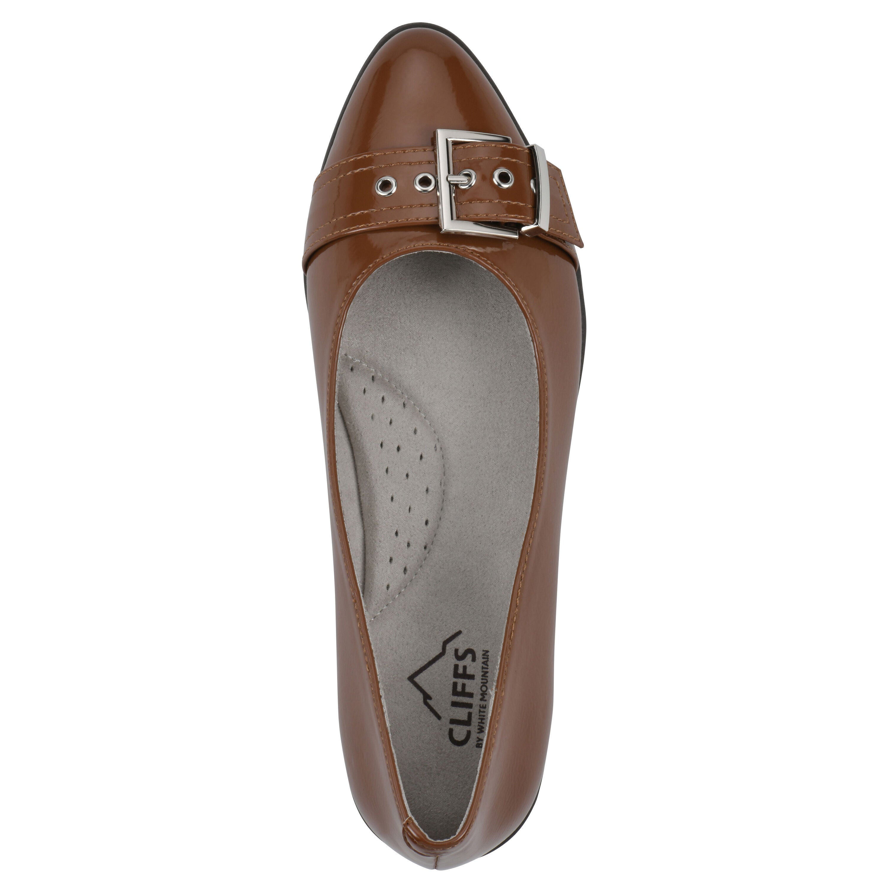 Miliani Ballet Flat, TAN PATENT, alternate image number 4