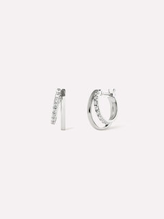 Toda Double Hoop Earrings