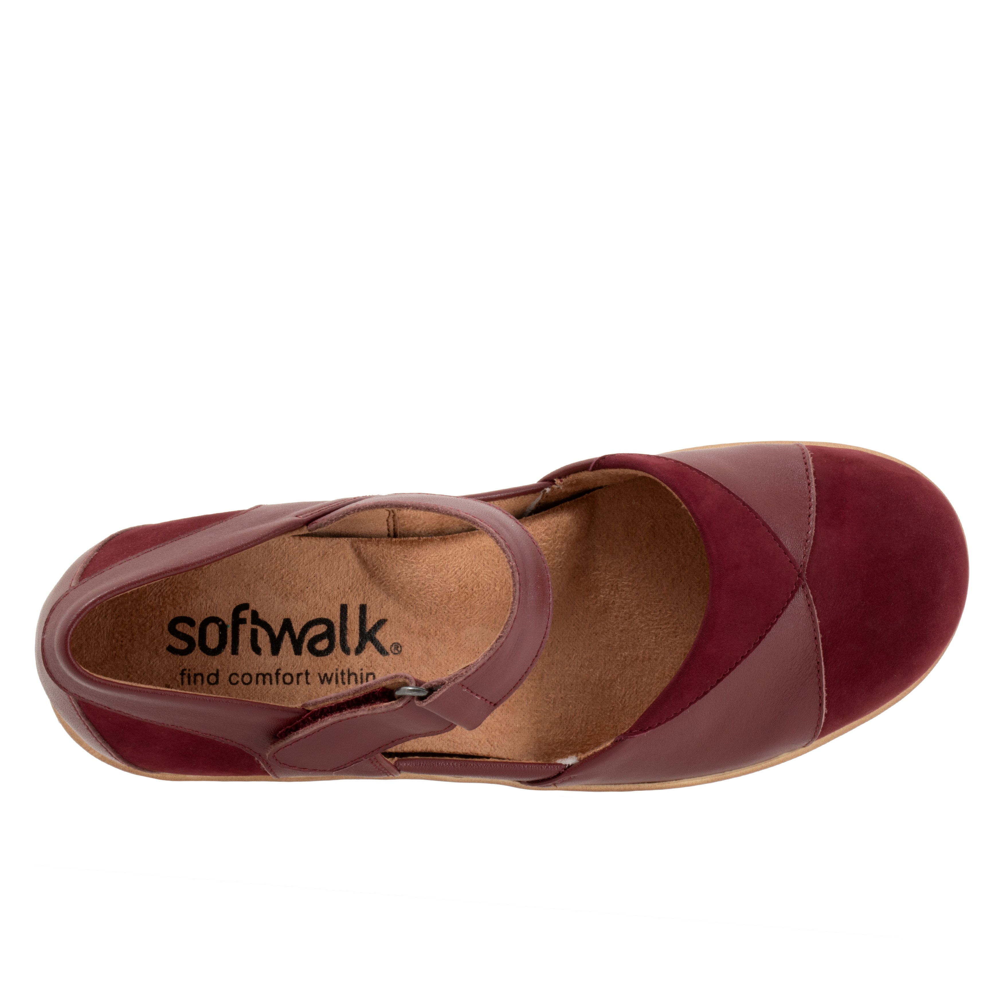 Miri Clog, DARK CHERRY NUBUCK, alternate image number 3