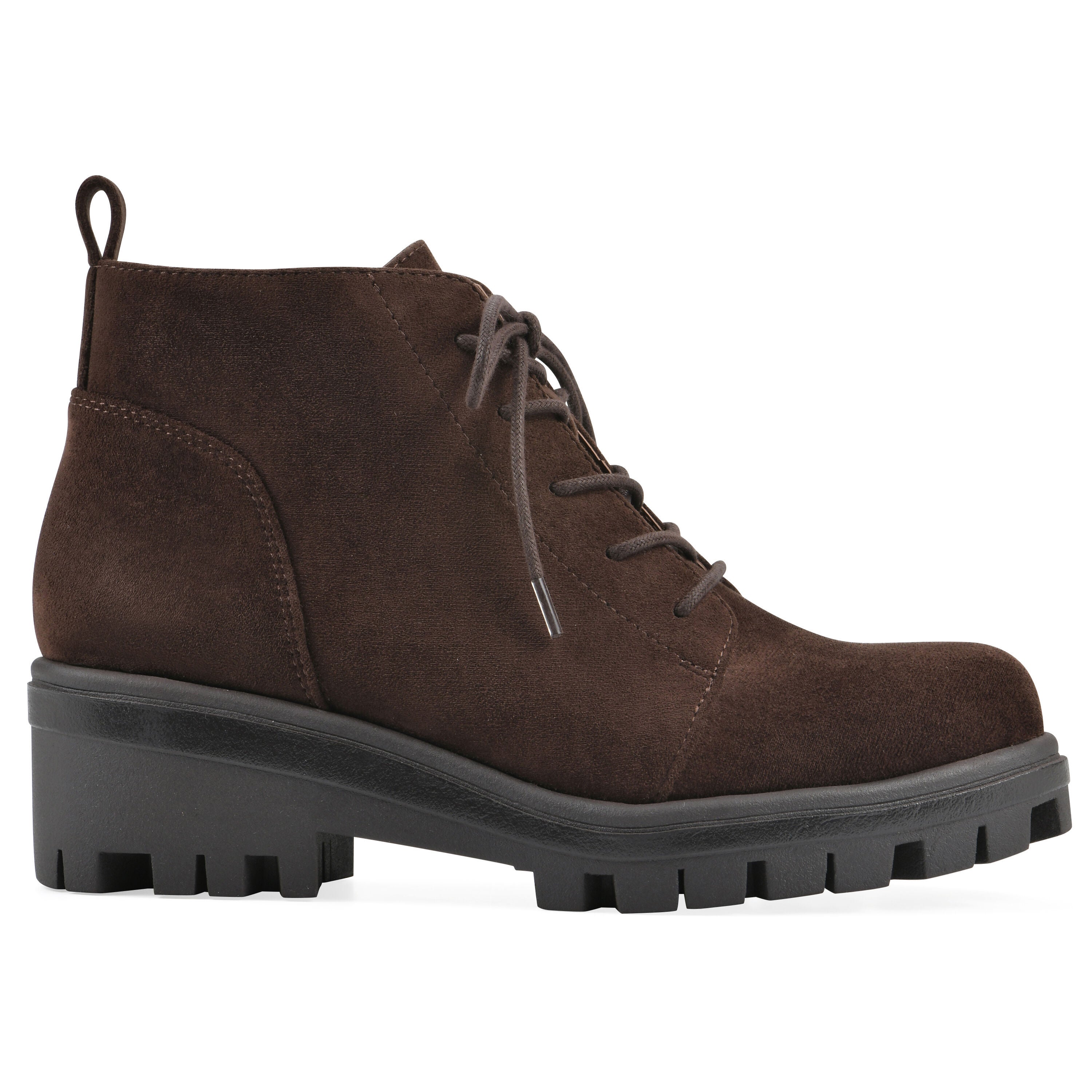 Tariq Lug Sole Lace-Up Bootie, COCO BROWN, alternate image number 2