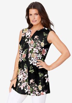 Plus Size Sleeveless T Shirts