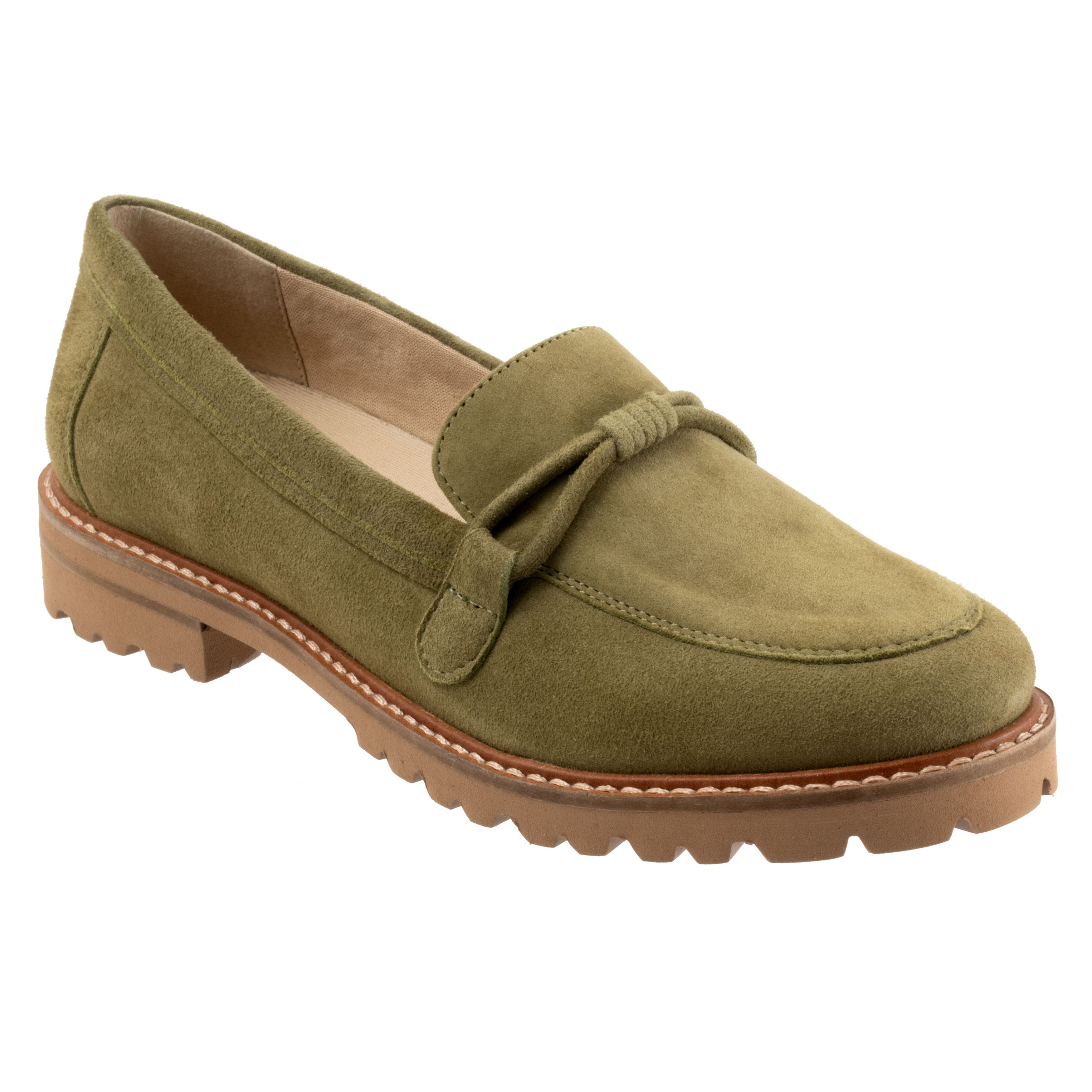 Fiora Flat, OLIVE SUEDE, hi-res image number 0
