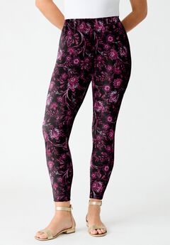 Plus Size Ankle Length Essential Stretch Legging