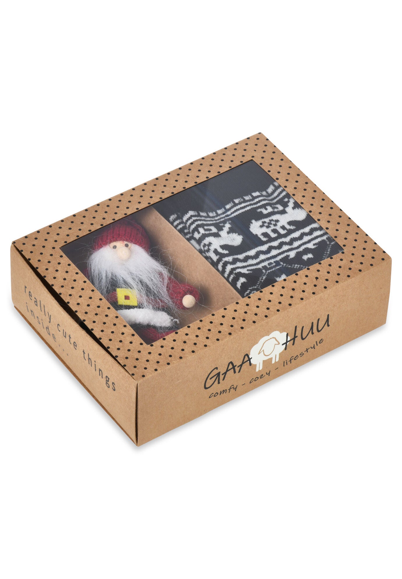 Ornament Thermal Sock Gift Set Slipper, , alternate image number 2