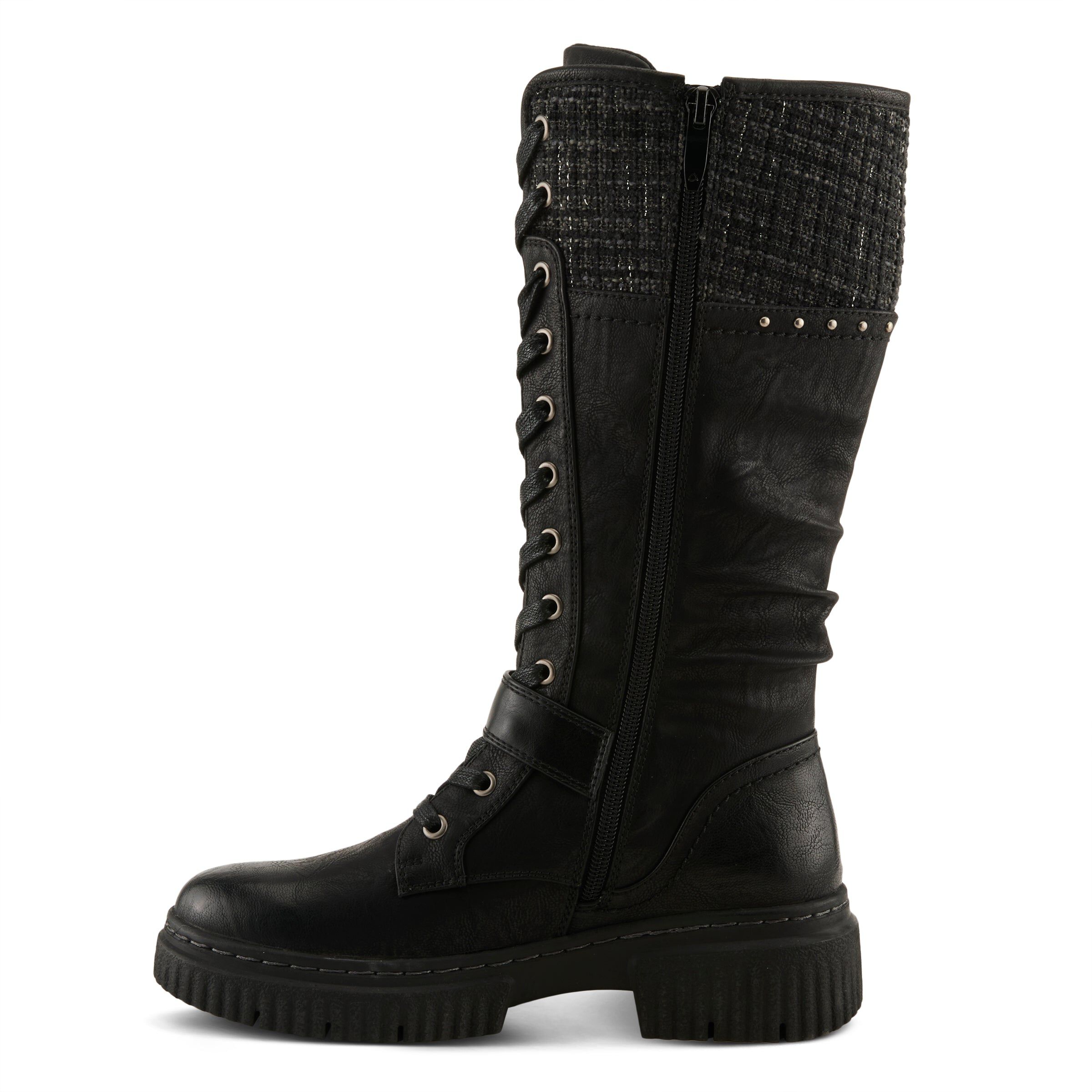 Nedat Mid-Shaft Boot, BLACK, alternate image number 2