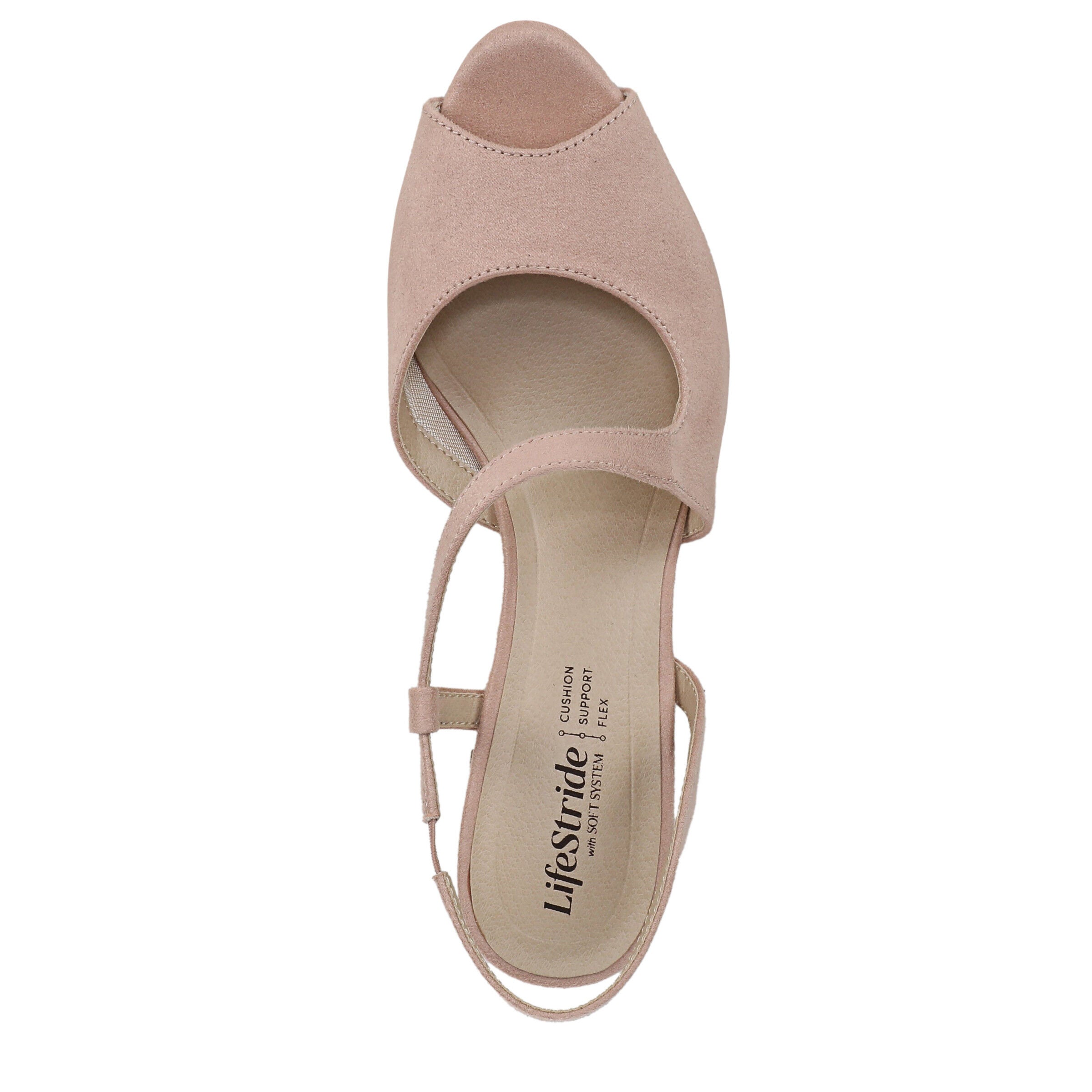 Theo Peep Toe Pump, TRUE BLUSH, alternate image number 6