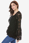 Bell-Sleeve Lace Jacket, , alternate image number null