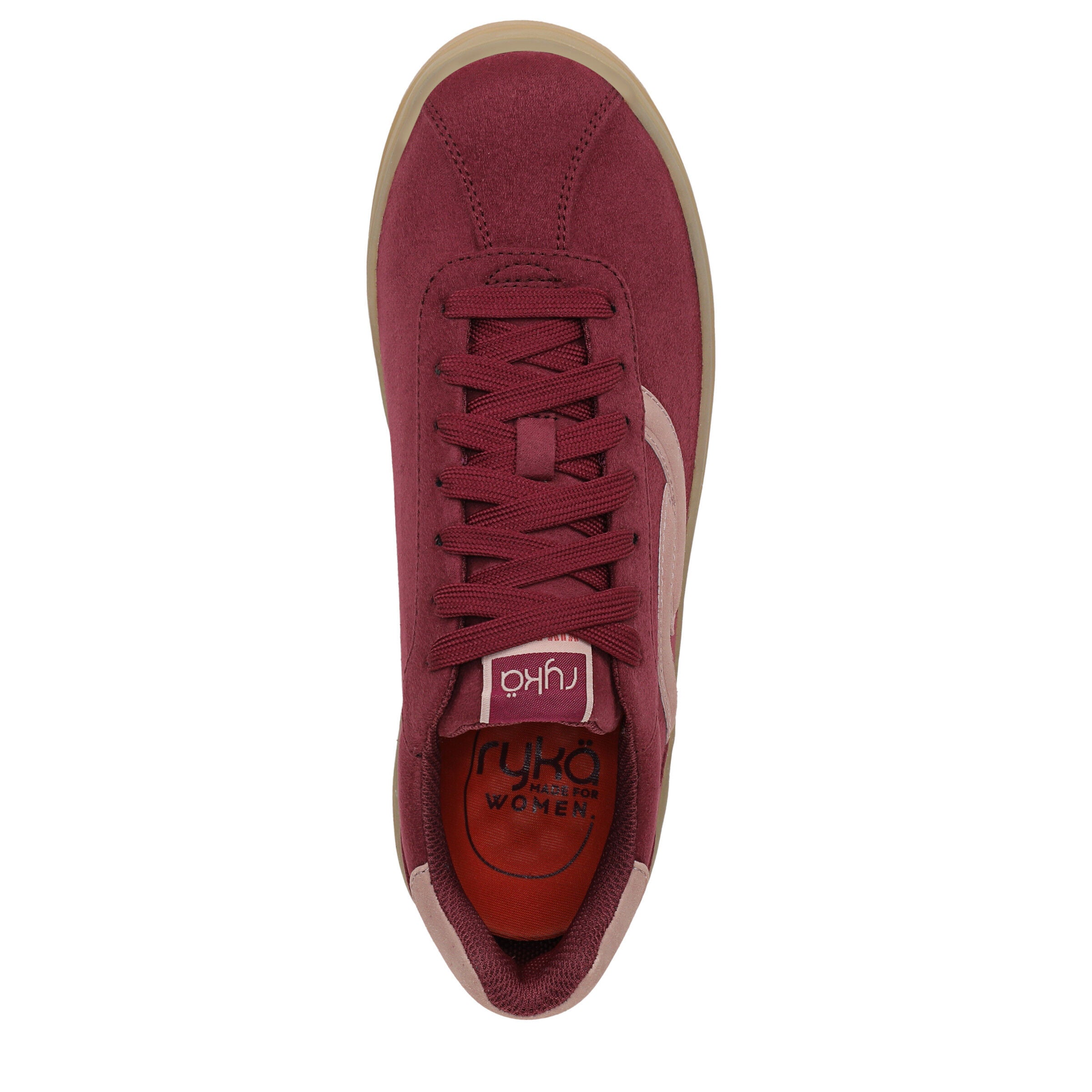 Viv Max Lace Up Sneaker, BERRY RED, alternate image number 6