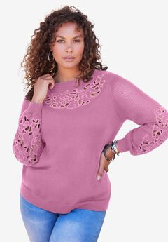 Cutout Pullover Sweater