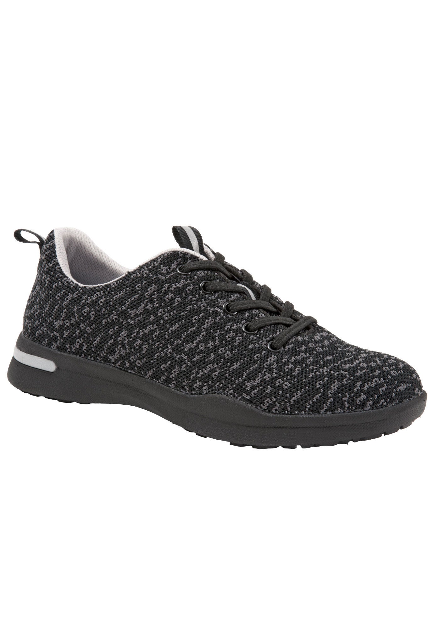 Sampson Sneaker by SoftWalk&reg;, BLACK KNIT, hi-res image number 0