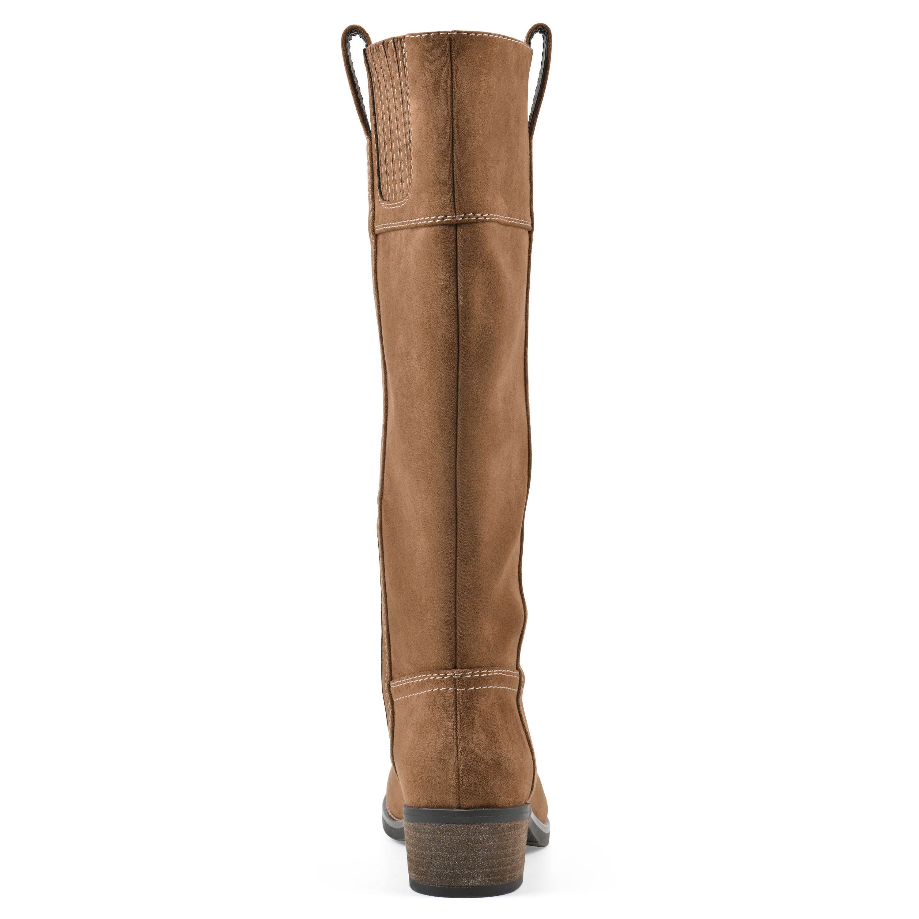 Merrier Western Tall Shaft Boot, MOCHA FABRIC, on-hover image number 1