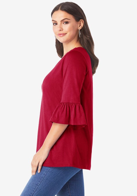 Bell-Sleeve Ultimate Tee, , alternate image number null