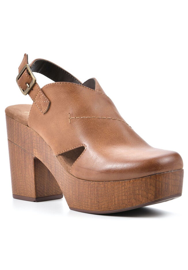 Thalia Casual Mule, TAN BURNISHED SMOOTH, hi-res image number 0
