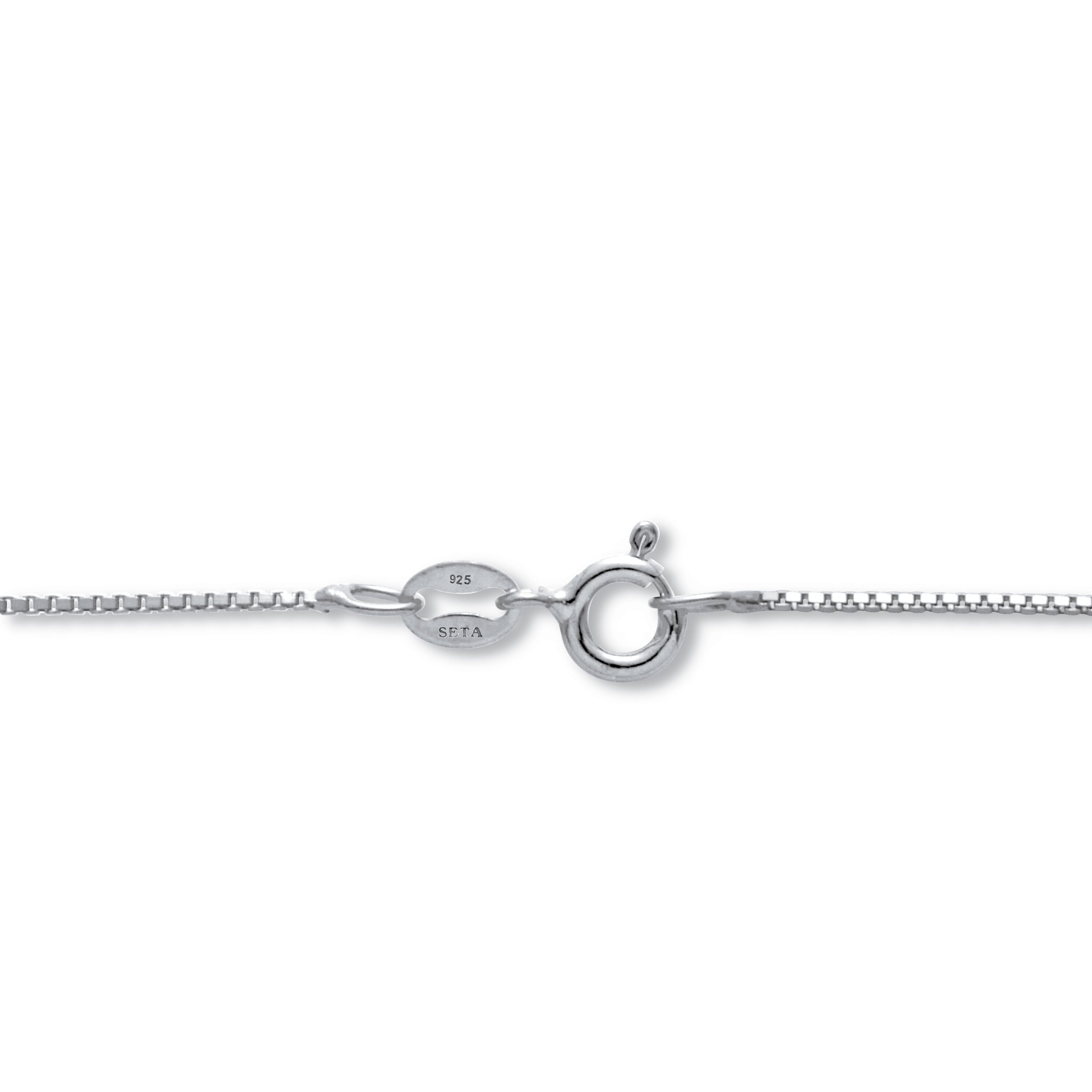 .10 TCW Diamond Sterling Silver Cross Pendant and Chain 18 Inches, WHITE, on-hover image number 1