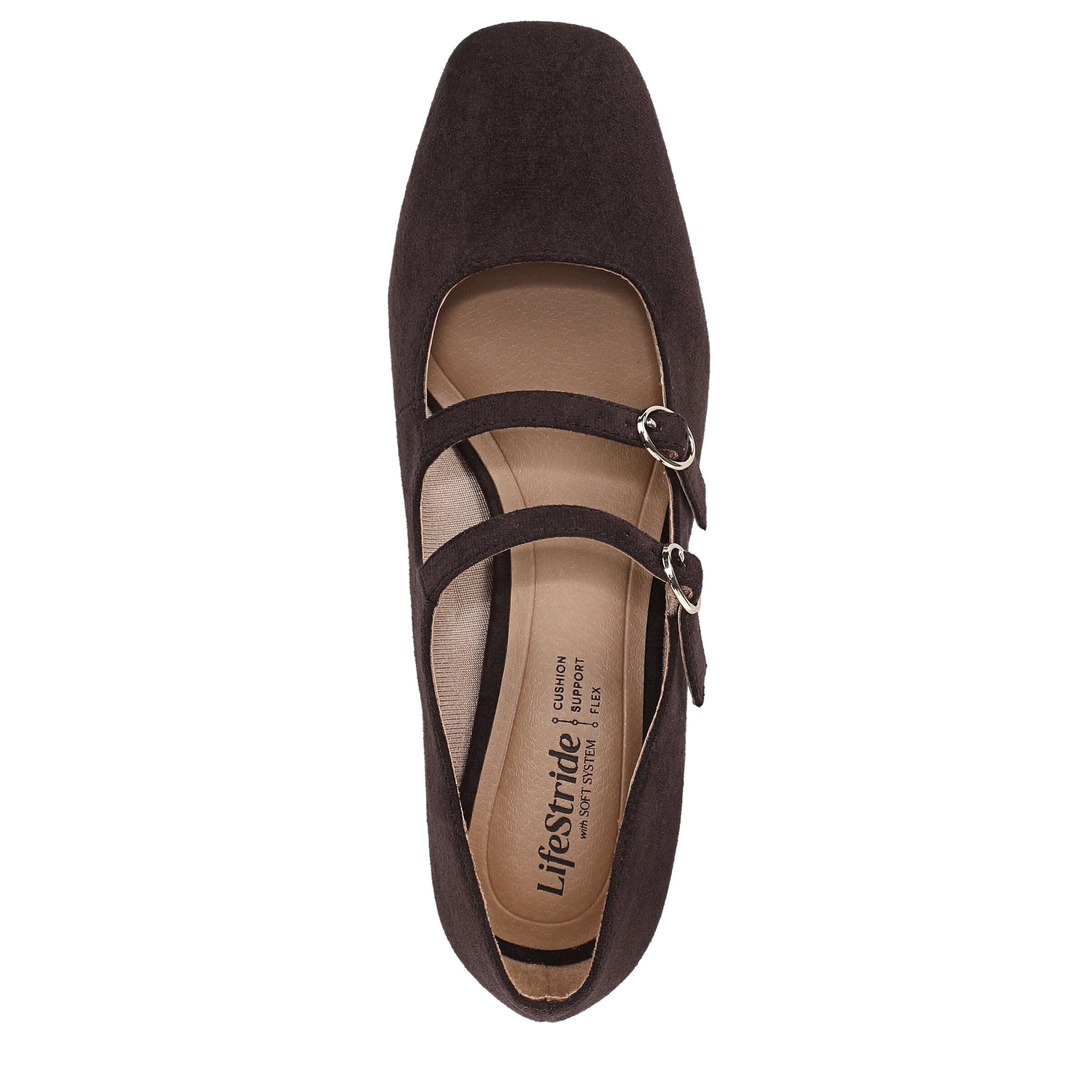 Claudette Mary Jane Pump, DARK CHOCOLATE, alternate image number 6