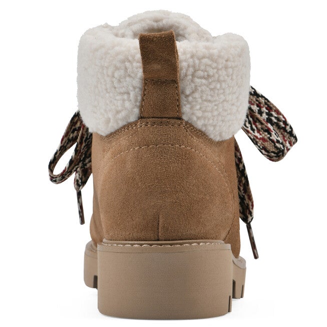 Gloving Faux Fur Hiker Bootie - WIDE, CHESTNUT, on-hover image number 1