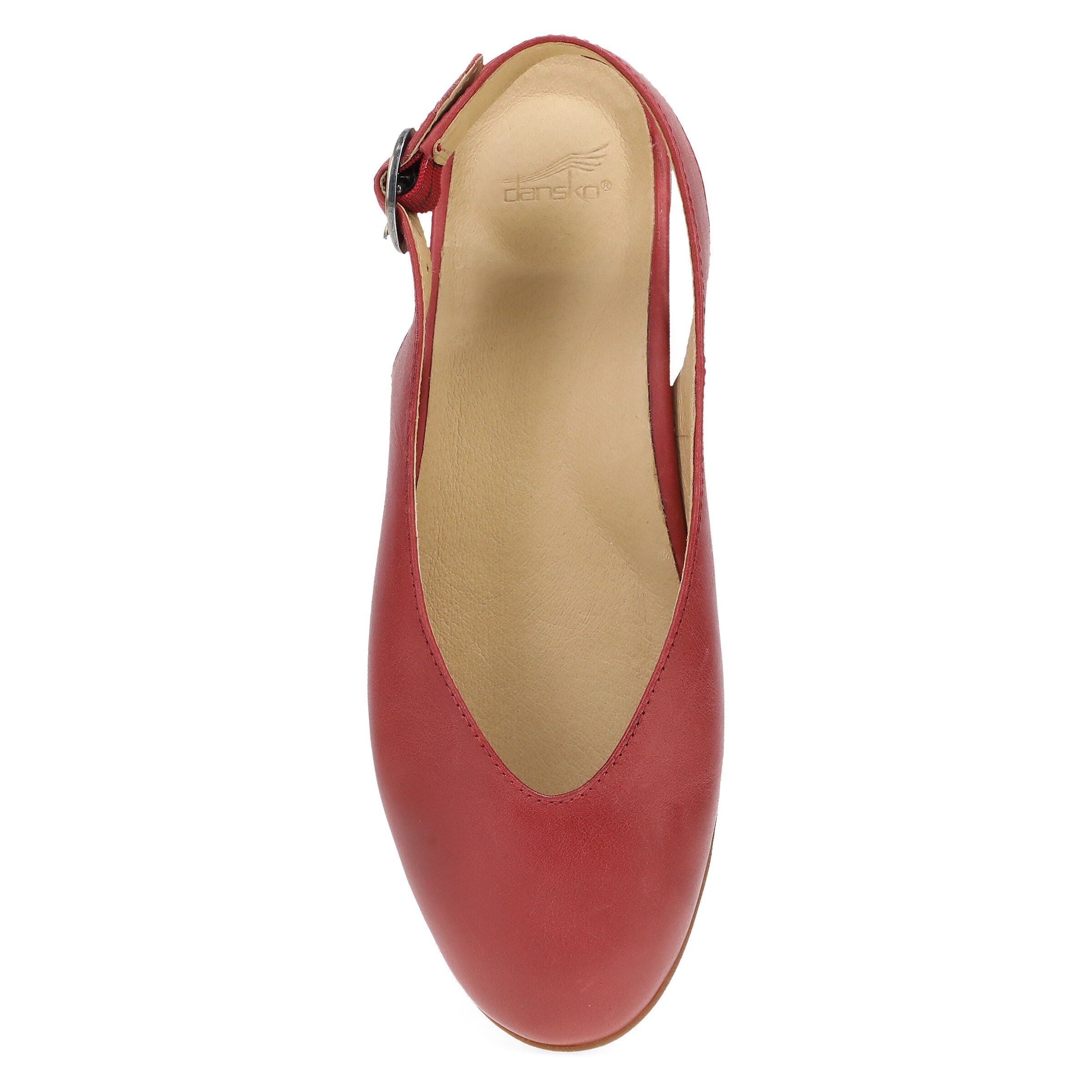 Lea Slip On Slingback, RED, alternate image number 5