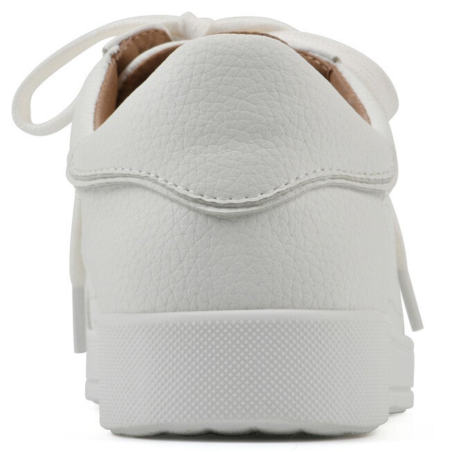 Uniform Lace Up Sneaker, WHITE SMOOTH, on-hover image number 1