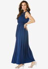 Crochet Yoke Maxi Dress, , alternate image number null