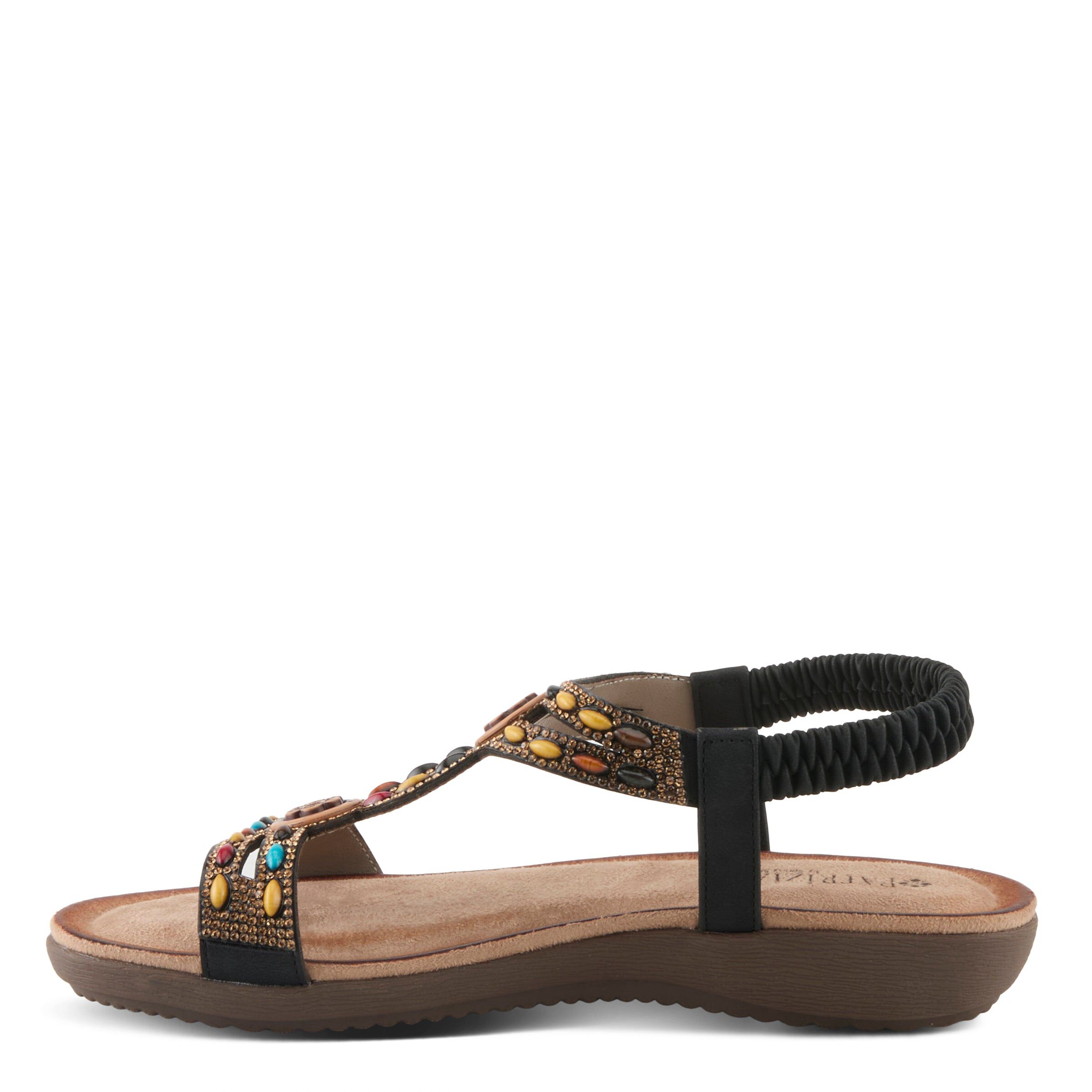 Ponyo Ankle Strap Sandal, BLACK, alternate image number 2