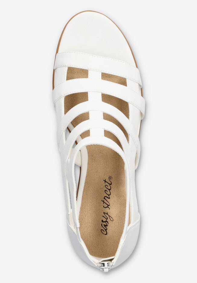 Marg Gladiator Sandal, WHITE, alternate image number null