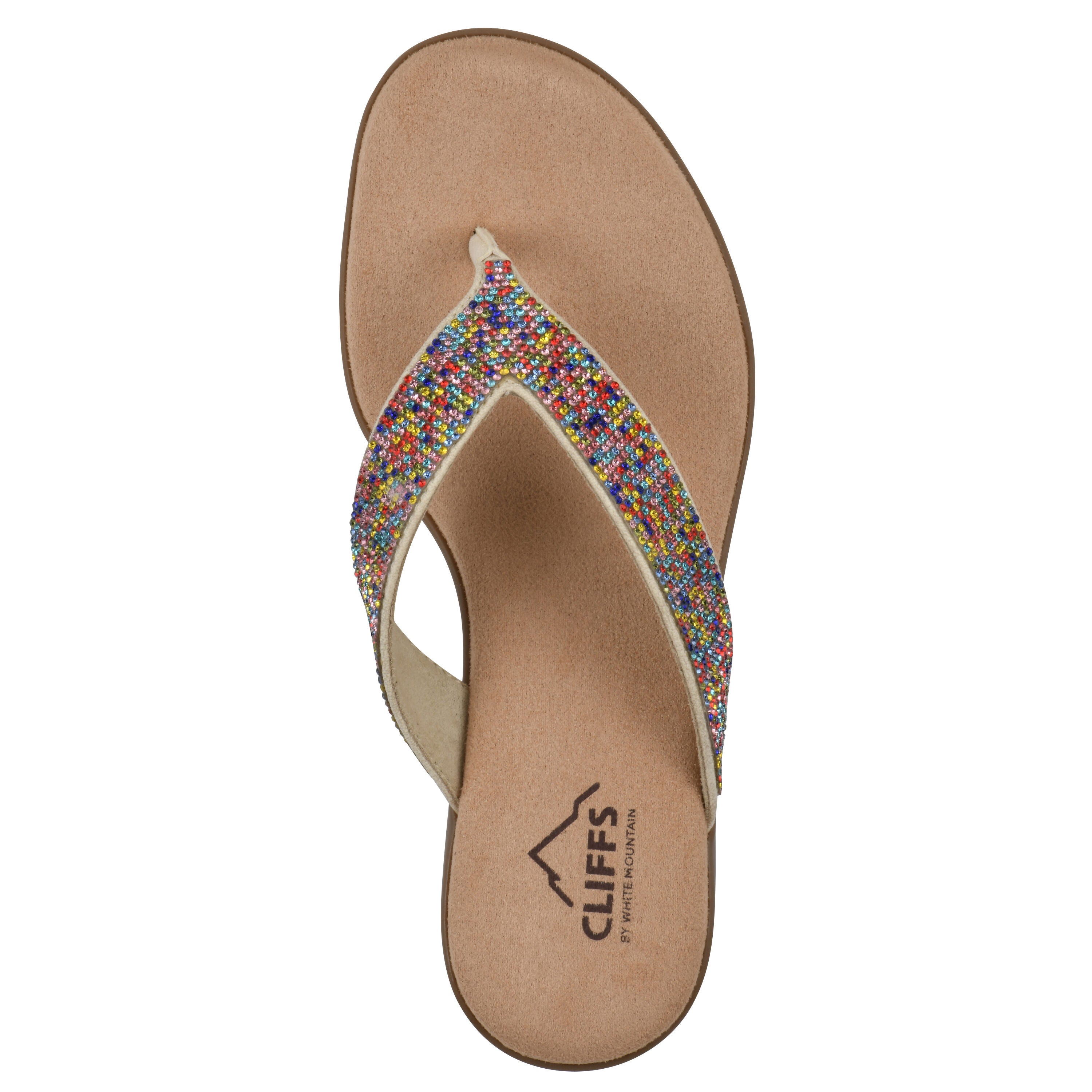 Becharm Thong Sandal, MULTI FABRIC, alternate image number 4